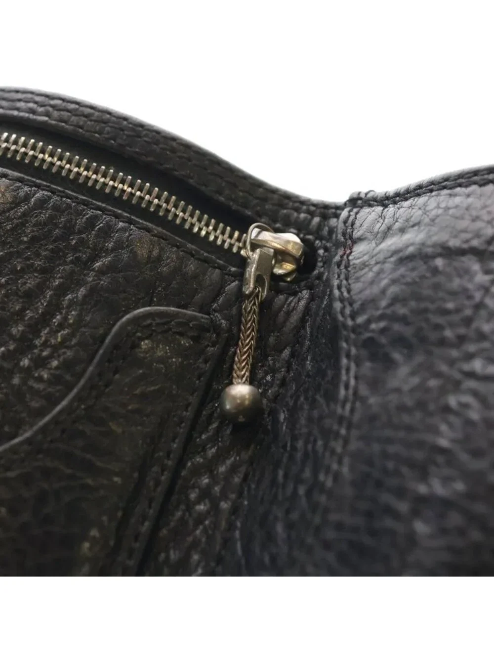 Chrome Hearts Celtic Button Leather Wallet Black